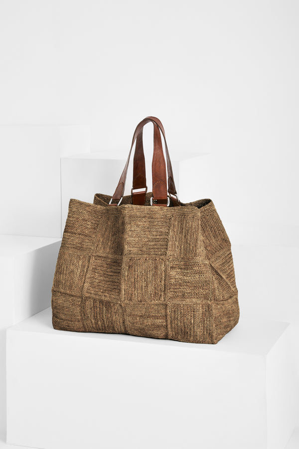 ibeliv Grand sac cabas en raphia