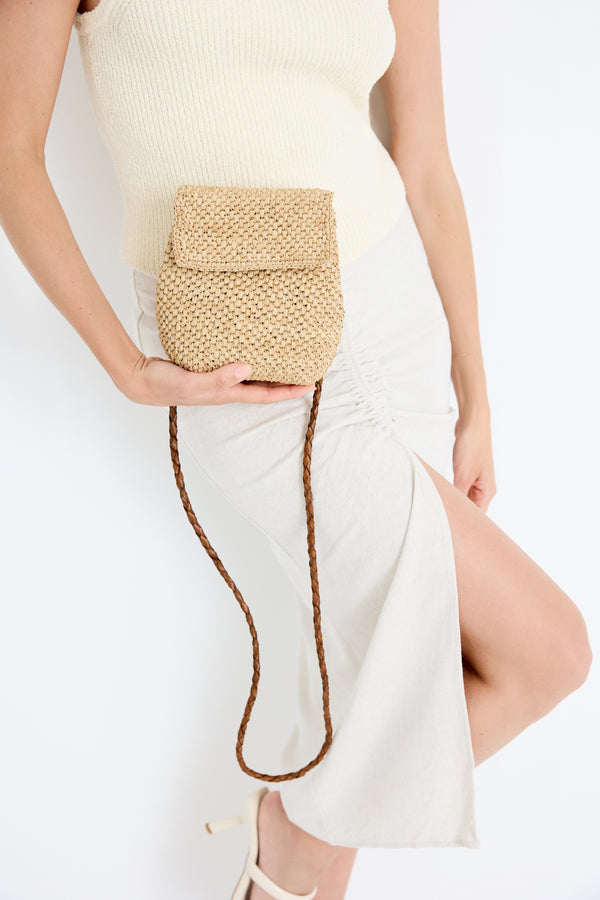 Ibeliv Mini Sac En Raphia
