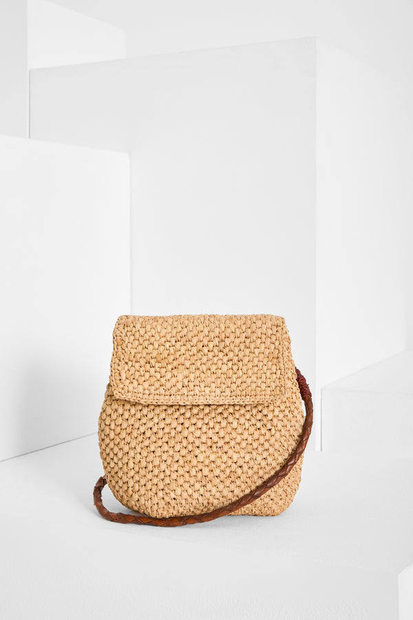 ibeliv Mini sac en raphia