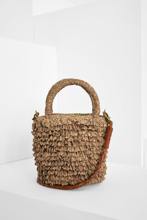 ibeliv Mini sac en raphia