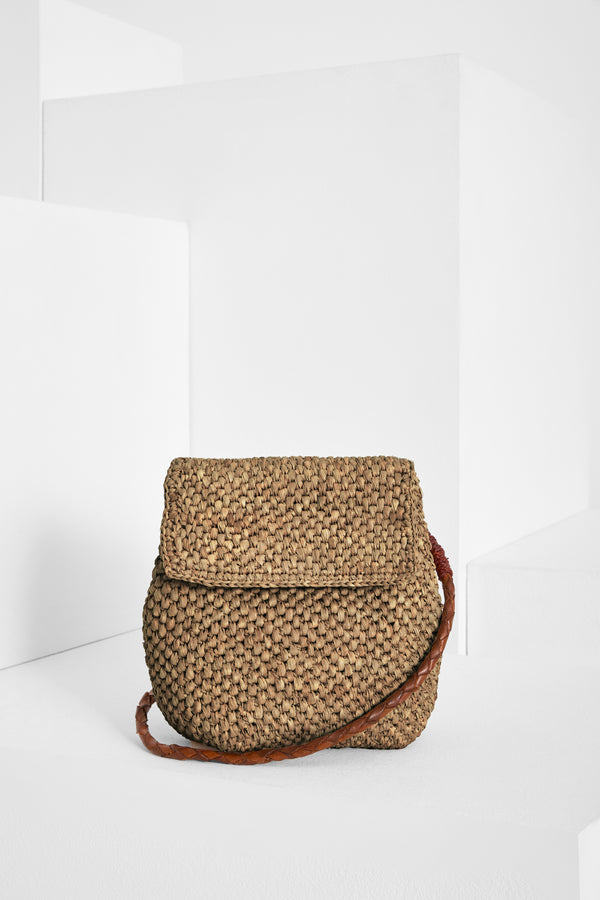 ibeliv Mini sac en raphia