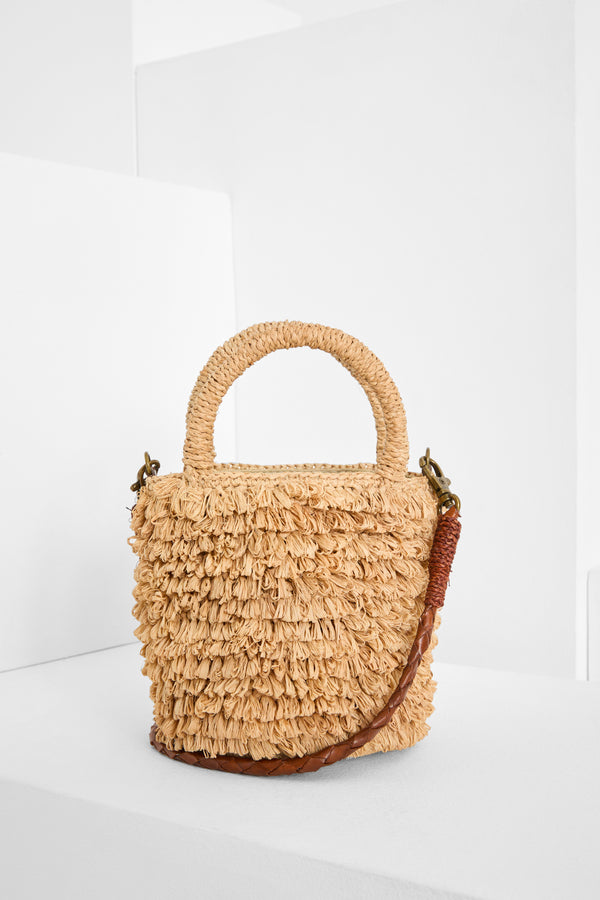 ibeliv Mini sac en raphia