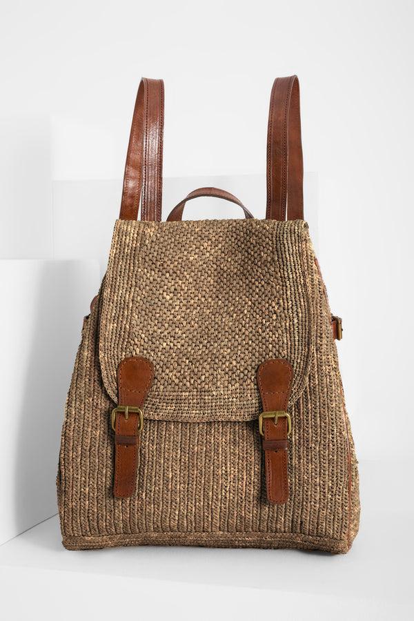 ibeliv Sac à dos en raphia
