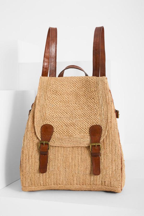 ibeliv Sac à dos en raphia