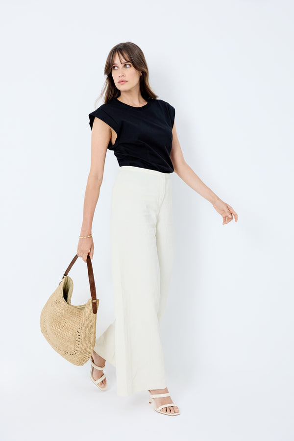 Ibeliv Sac Hobo Raphia De Taille Moyenne