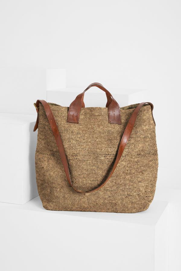 ibeliv Sac oversize en raphia