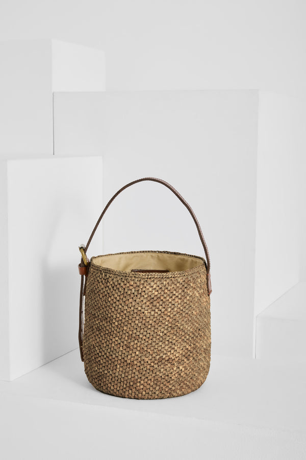 ibeliv Sac seau en raphia