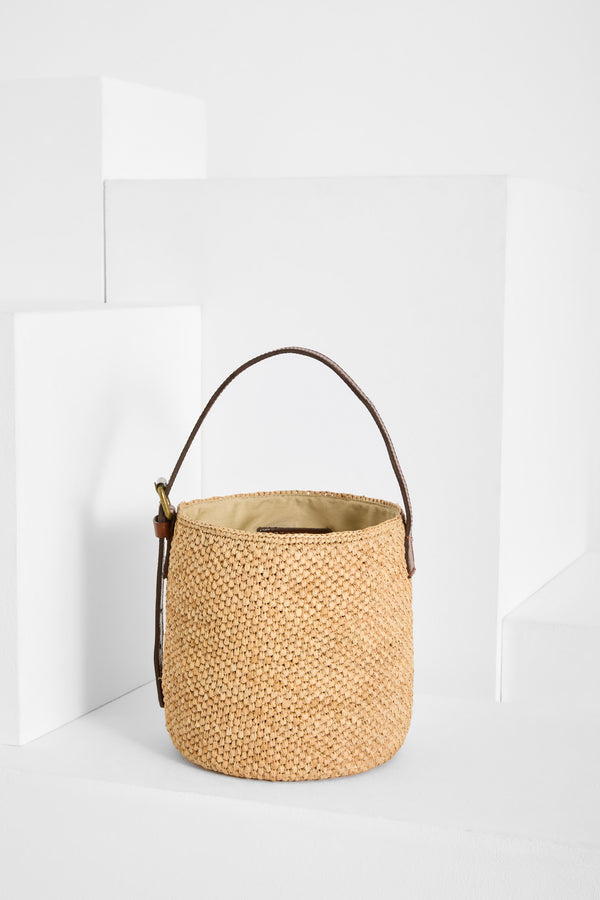 ibeliv Sac seau en raphia
