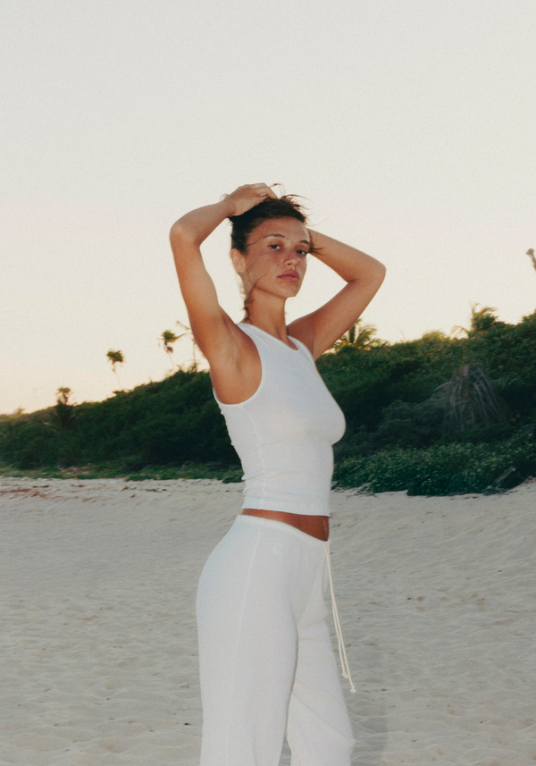 Icone PANTALON LINA BLANC