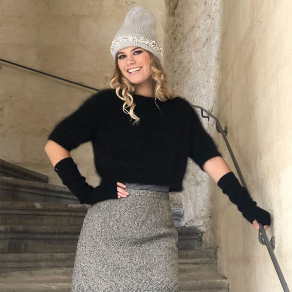 Ida Degliame Bonnet Lila