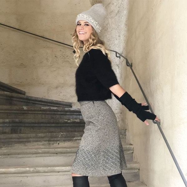 Ida Degliame Bonnet Lila