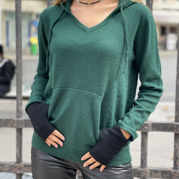 ida degliame Pull Mon Hoodie Chéri