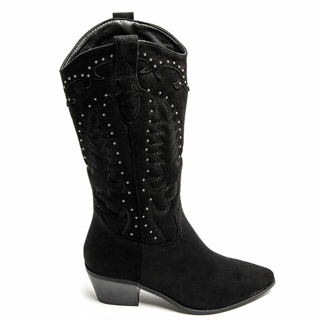 Ideal Shoes Chaussure Femmes Bottes Bottes à Talons 7613-1