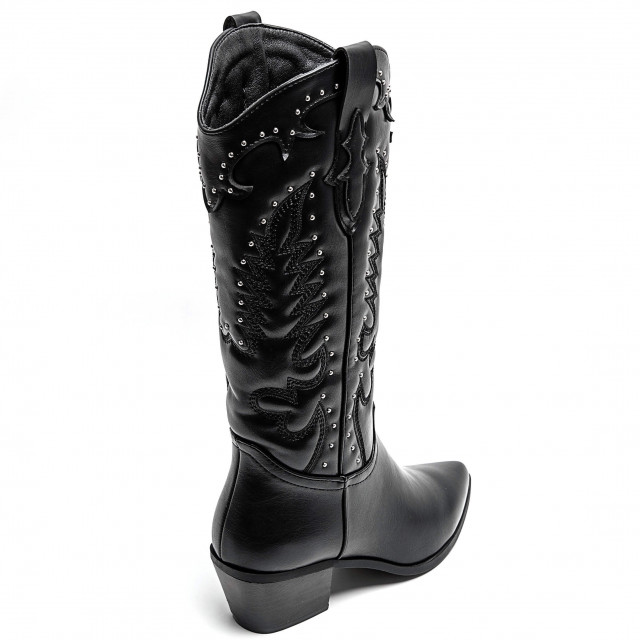 Ideal Shoes Chaussure Femmes Bottes Bottes à Talons 7613