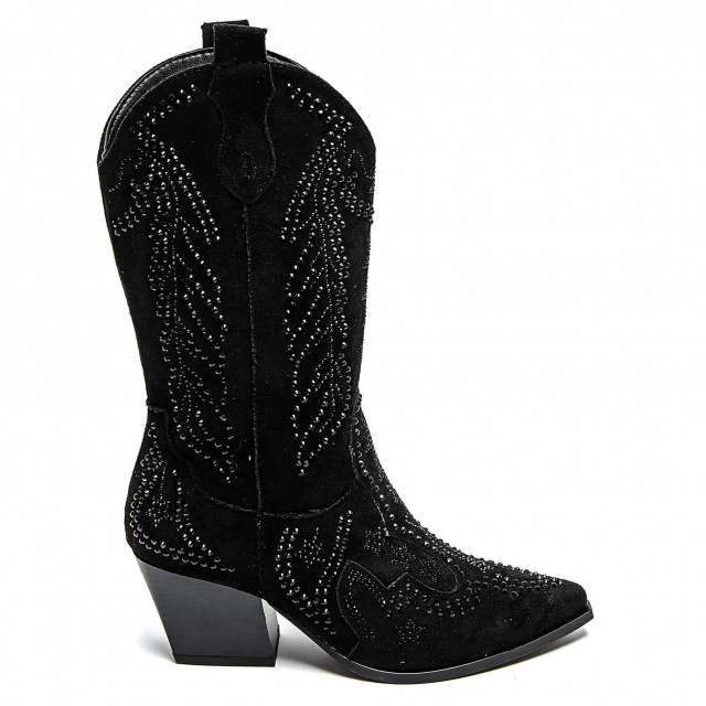 Ideal Shoes Chaussure Femmes Bottes Bottes à Talons 7615