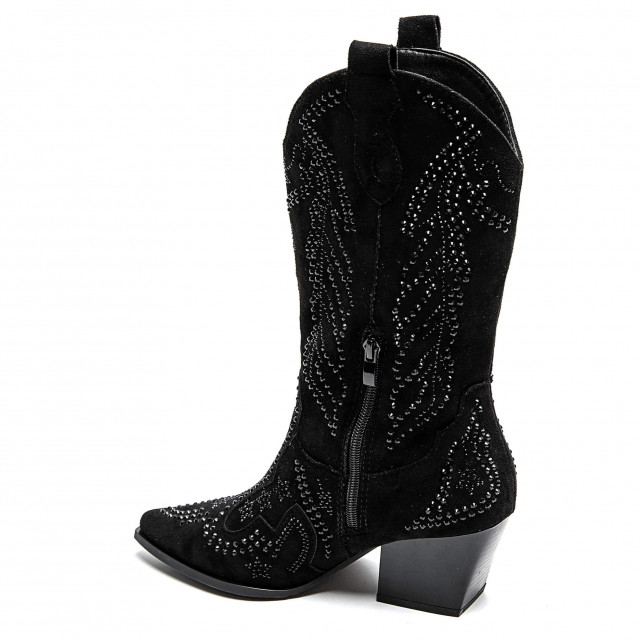 Ideal Shoes Chaussure Femmes Bottes Bottes à Talons 7615