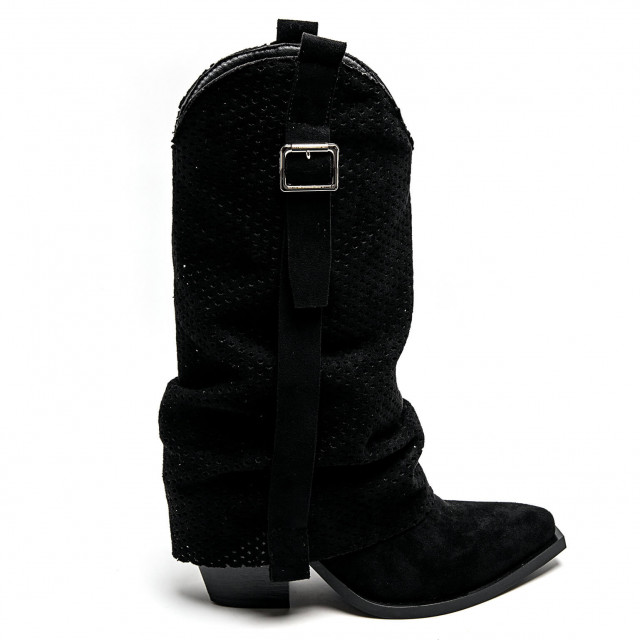 Ideal Shoes Chaussure Femmes Bottes Bottes à Talons 7657A