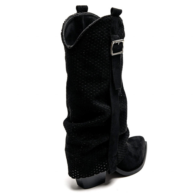 Ideal Shoes Chaussure Femmes Bottes Bottes à Talons 7657A