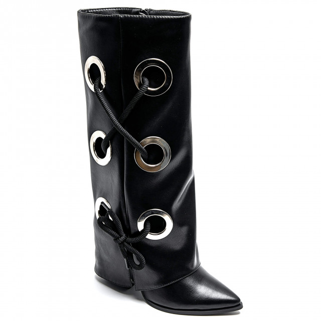 Ideal Shoes Chaussure Femmes Bottes Bottes à Talons 7660A