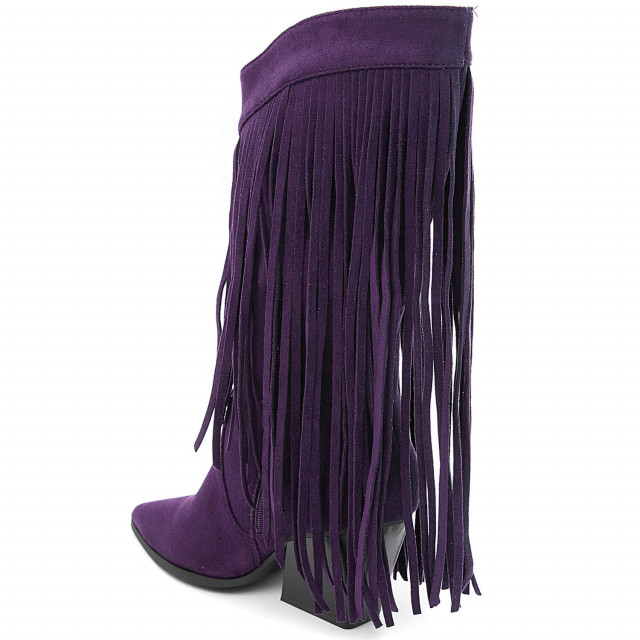 Ideal Shoes Chaussure Femmes Bottes Bottes à Talons 8659A