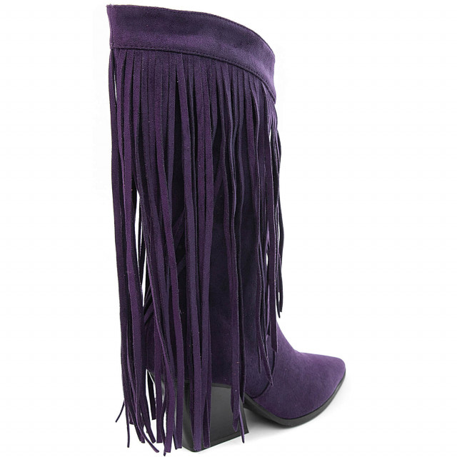 Ideal Shoes Chaussure Femmes Bottes Bottes à Talons 8659A