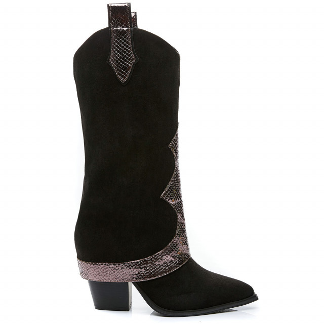 Ideal Shoes Chaussure Femmes Bottes Bottes à Talons 9335