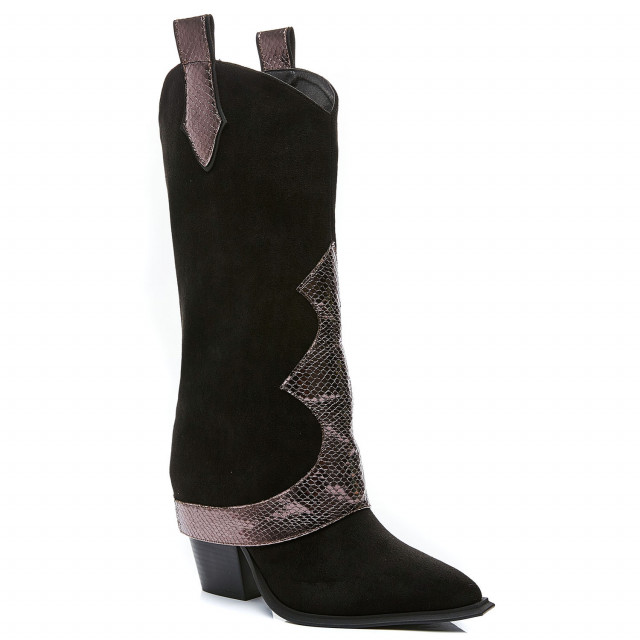 Ideal Shoes Chaussure Femmes Bottes Bottes à Talons 9335