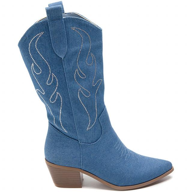 Ideal Shoes Chaussure Femmes Bottes Bottes à Talons 9557A