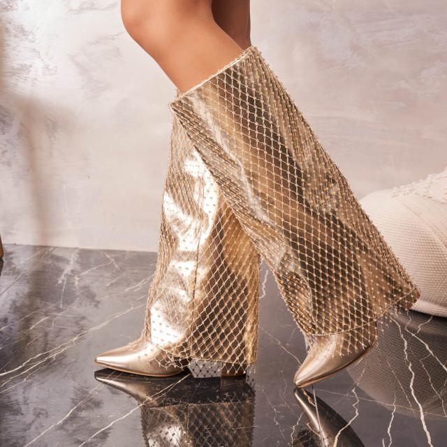 ideal shoes Chaussure femmes Bottes Bottes à talons 9616A