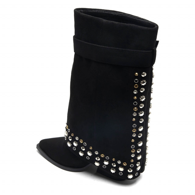 Ideal Shoes Chaussure Femmes Bottes Bottes à Talons 9656A