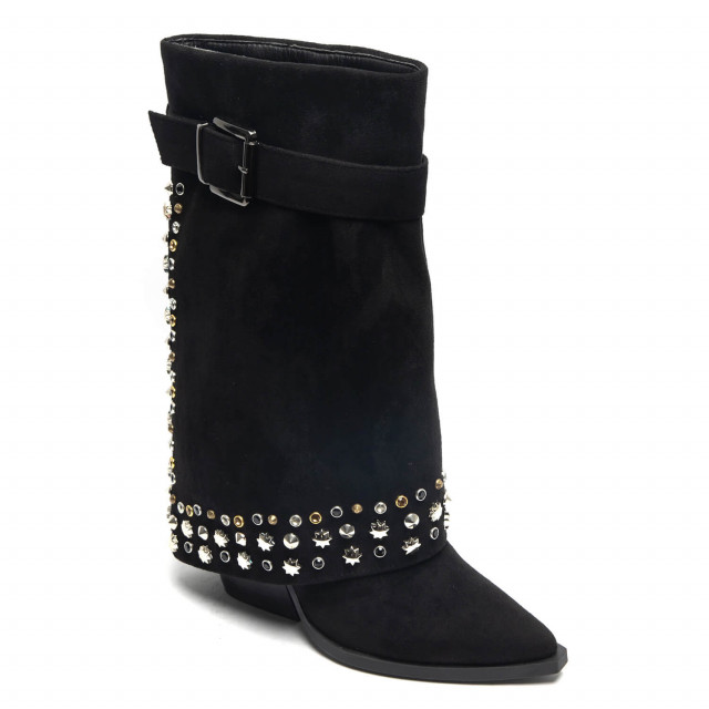 ideal shoes Chaussure femmes Bottes Bottes à talons 9656A