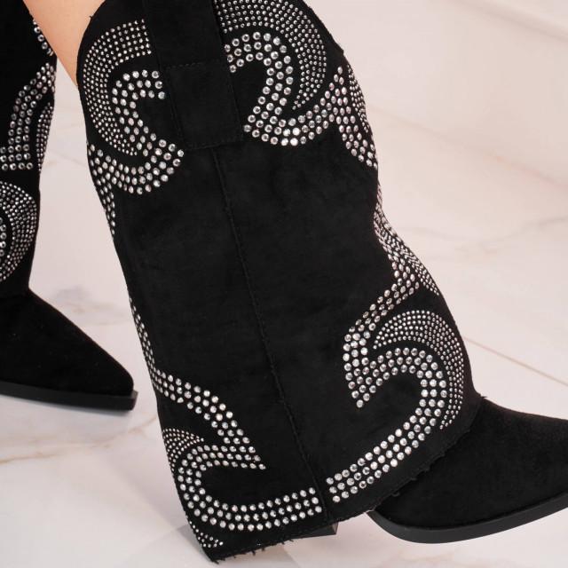 Ideal Shoes Chaussure Femmes Bottes Bottes à Talons 9657A