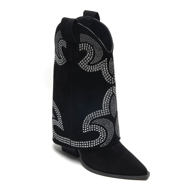 Ideal Shoes Chaussure Femmes Bottes Bottes à Talons 9657A