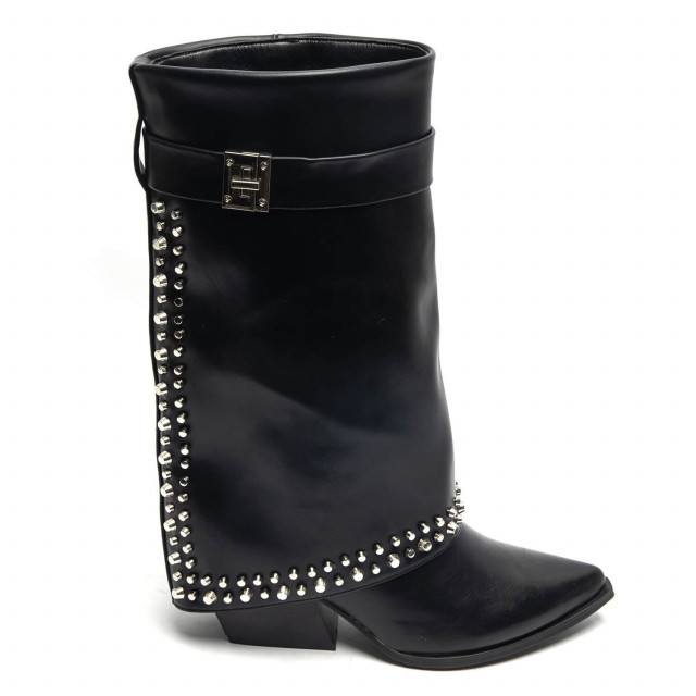 Ideal Shoes Chaussure Femmes Bottes Bottes à Talons 9658A