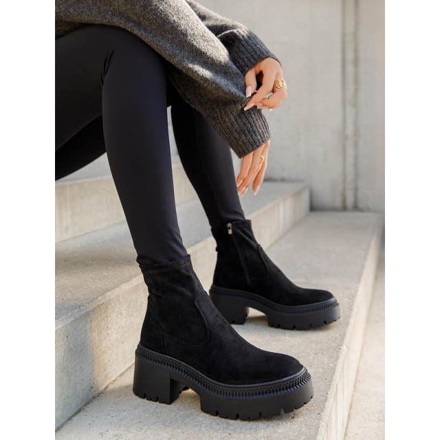 Ideal Shoes Chaussure Femmes Bottes Bottes à Talons 9671A-1