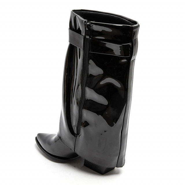 Ideal Shoes Chaussure Femmes Bottes Bottes à Talons 9673A