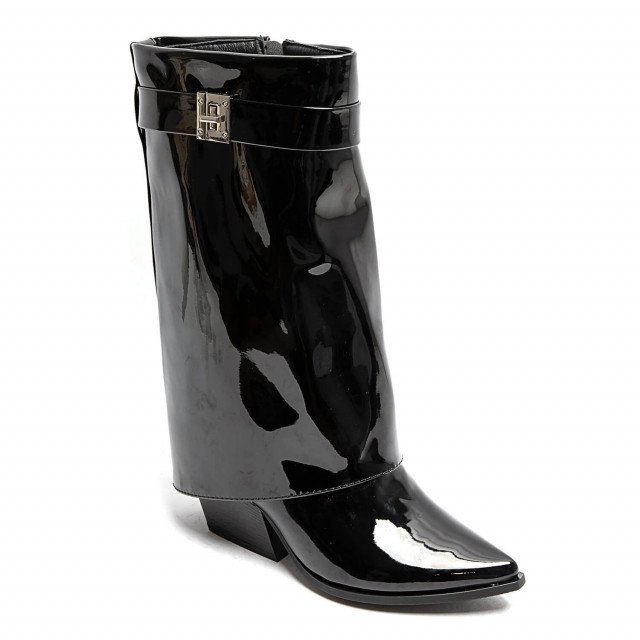 Ideal Shoes Chaussure Femmes Bottes Bottes à Talons 9673A