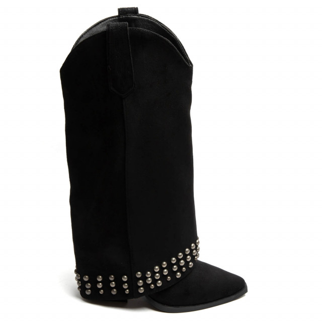 Ideal Shoes Chaussure Femmes Bottes Bottes à Talons 9686A