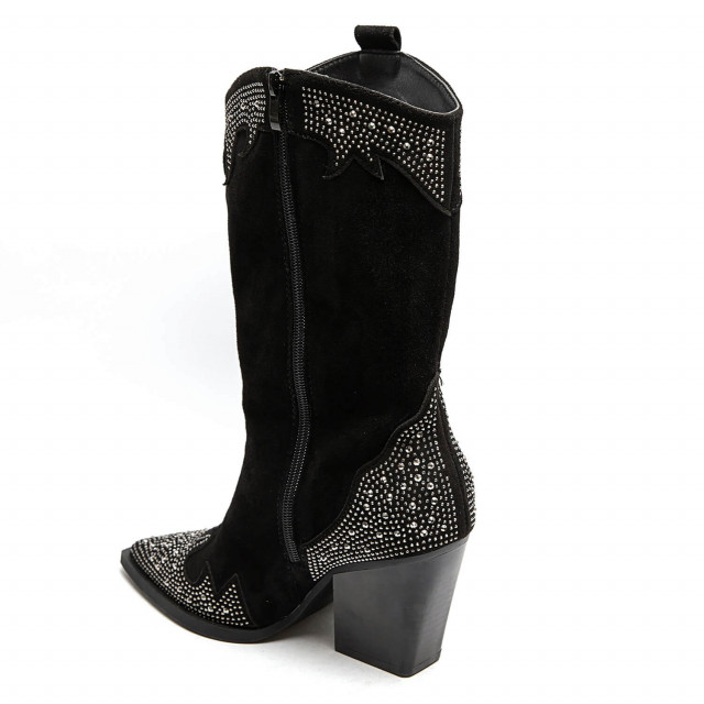 Ideal Shoes Chaussure Femmes Bottes Bottes à Talons 9699A