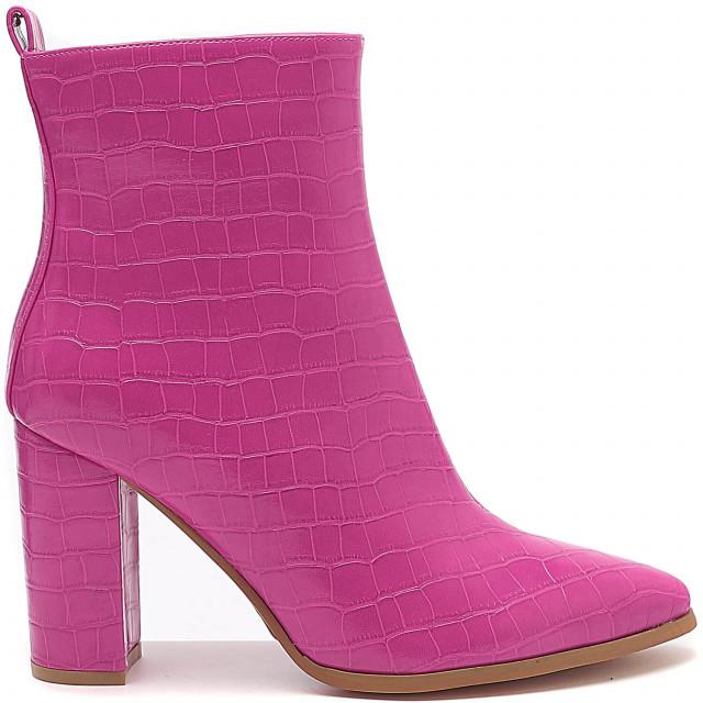 Ideal Shoes Chaussure Femmes Bottes Bottes à Talons E-5133-7