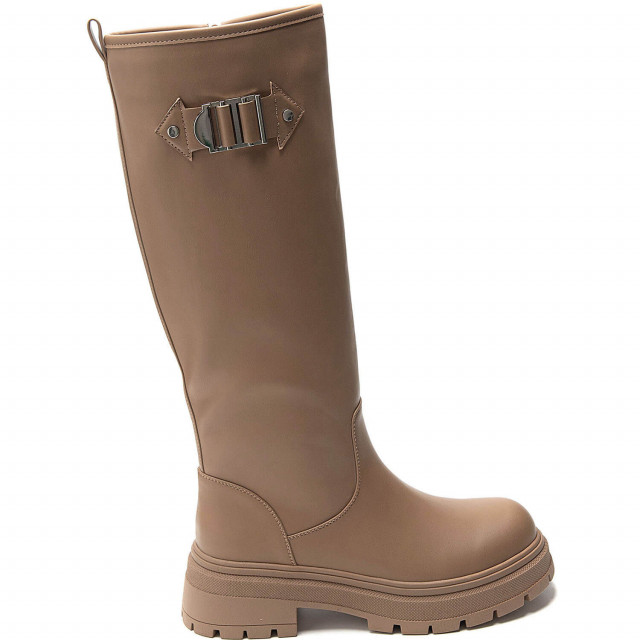 Ideal Shoes Chaussure Femmes Bottes Bottes Plates 1639