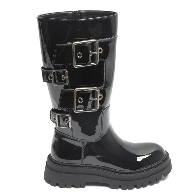 Ideal Shoes Chaussure Femmes Bottes Bottes Plates 1677A-1