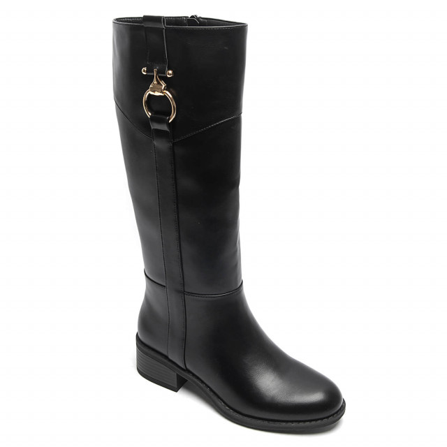 Ideal Shoes Chaussure Femmes Bottes Bottes Plates 6300