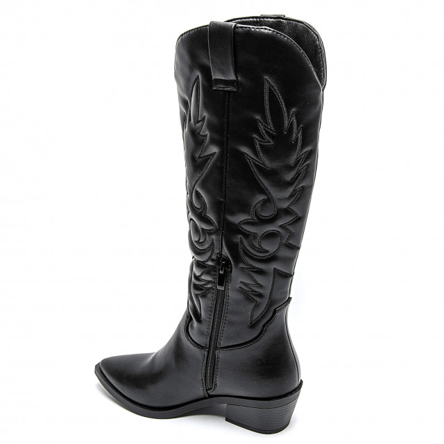 Ideal Shoes Chaussure Femmes Bottes Bottes Plates 7622A-1