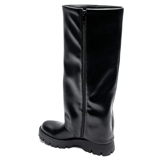 Ideal Shoes Chaussure Femmes Bottes Bottes Plates 7652A
