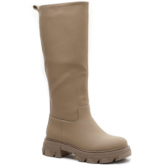 Ideal Shoes Chaussure Femmes Bottes Bottes Plates 7755A-2