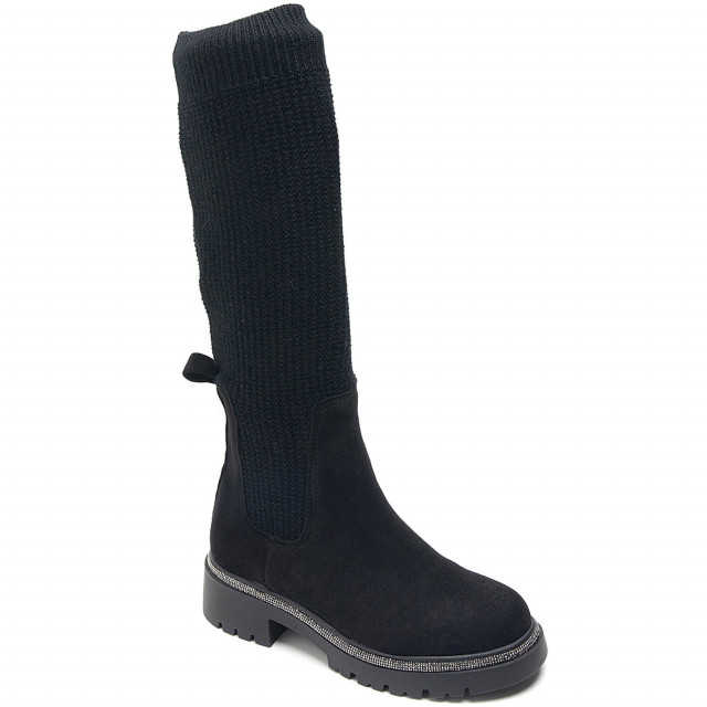 Ideal Shoes Chaussure Femmes Bottes Bottes Plates 9511A