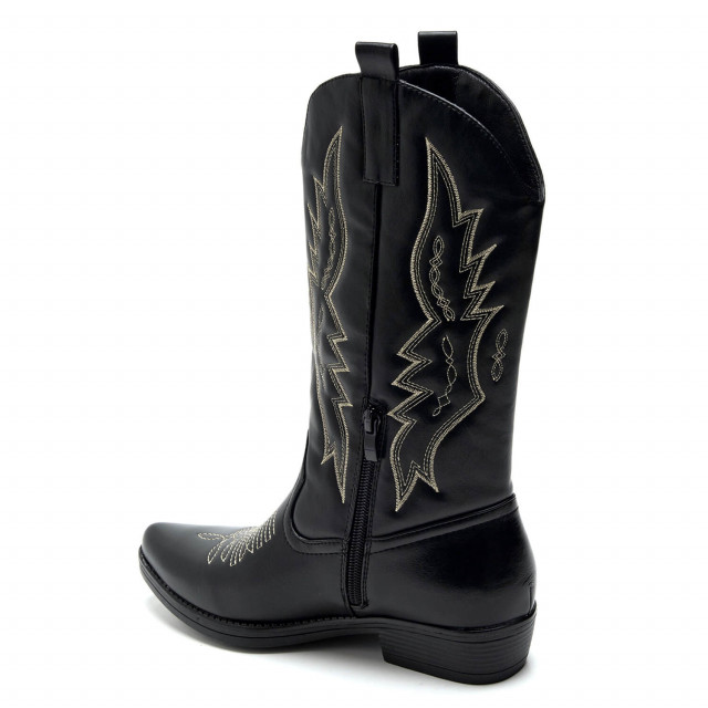 Ideal Shoes Chaussure Femmes Bottes Bottes Plates 9592-1