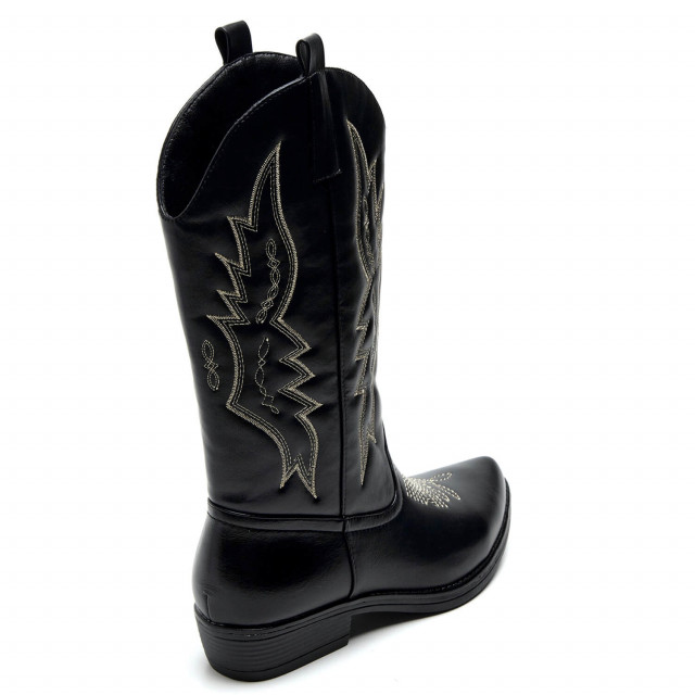 Ideal Shoes Chaussure Femmes Bottes Bottes Plates 9592-1