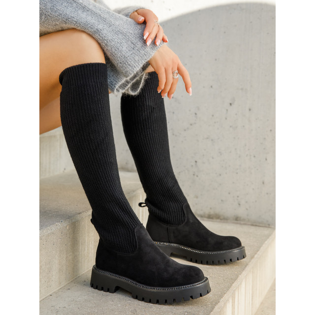 ideal shoes Chaussure femmes Bottes Bottes plates 9667A